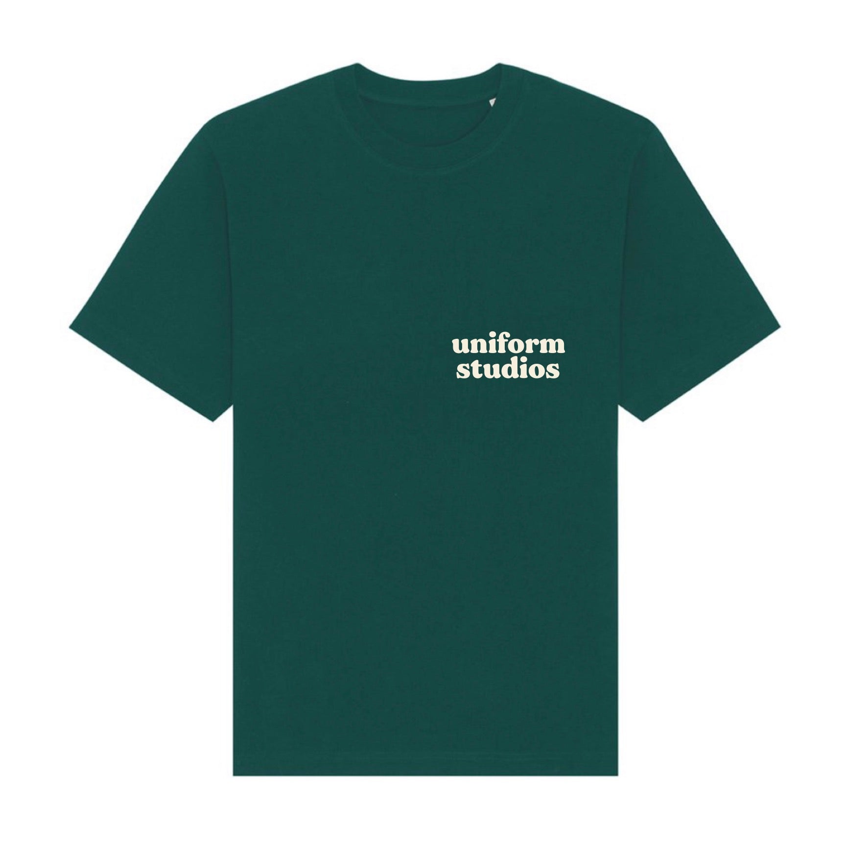 Uniform Studios Logo T-shirt - Bottle Green